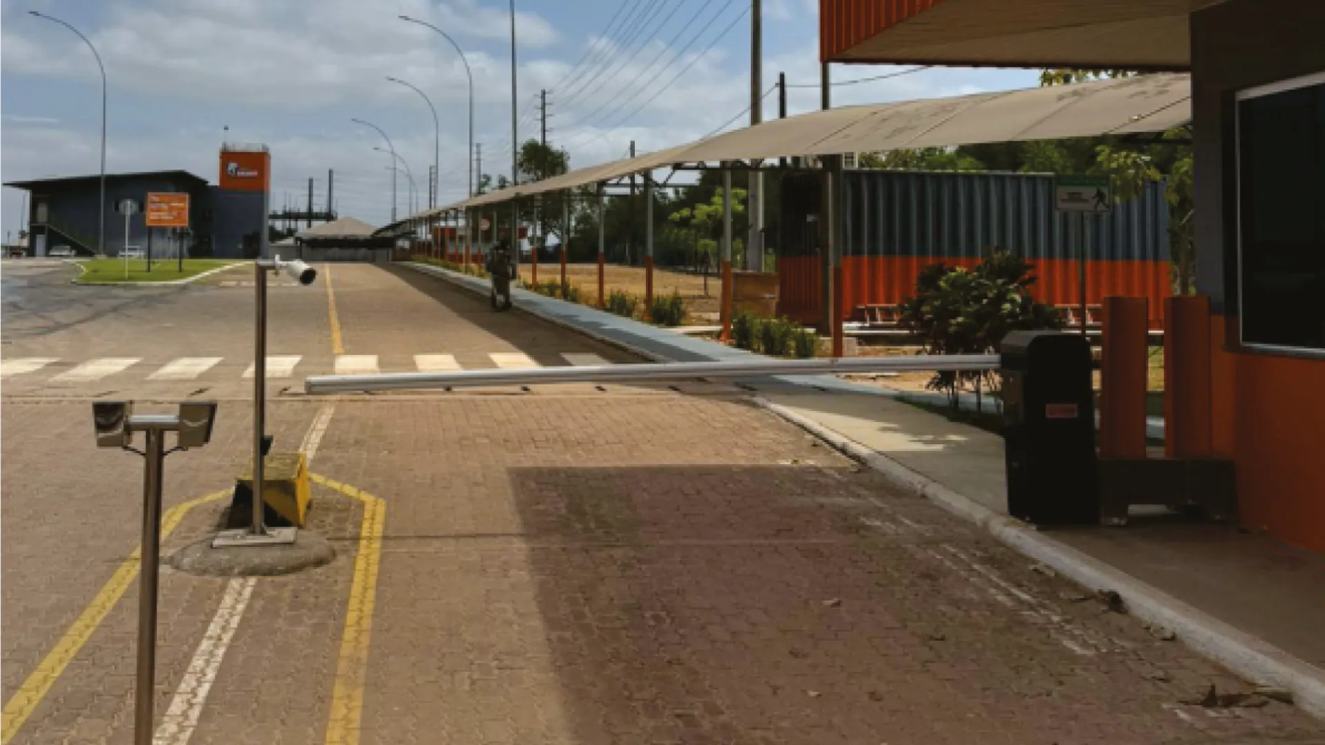 Caminho de acesso construído para a Cimento Bravo